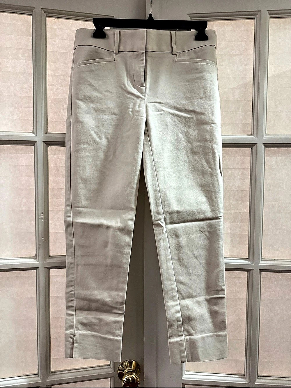 LOFT Straight Leg Cotton Blend Pants Size 2